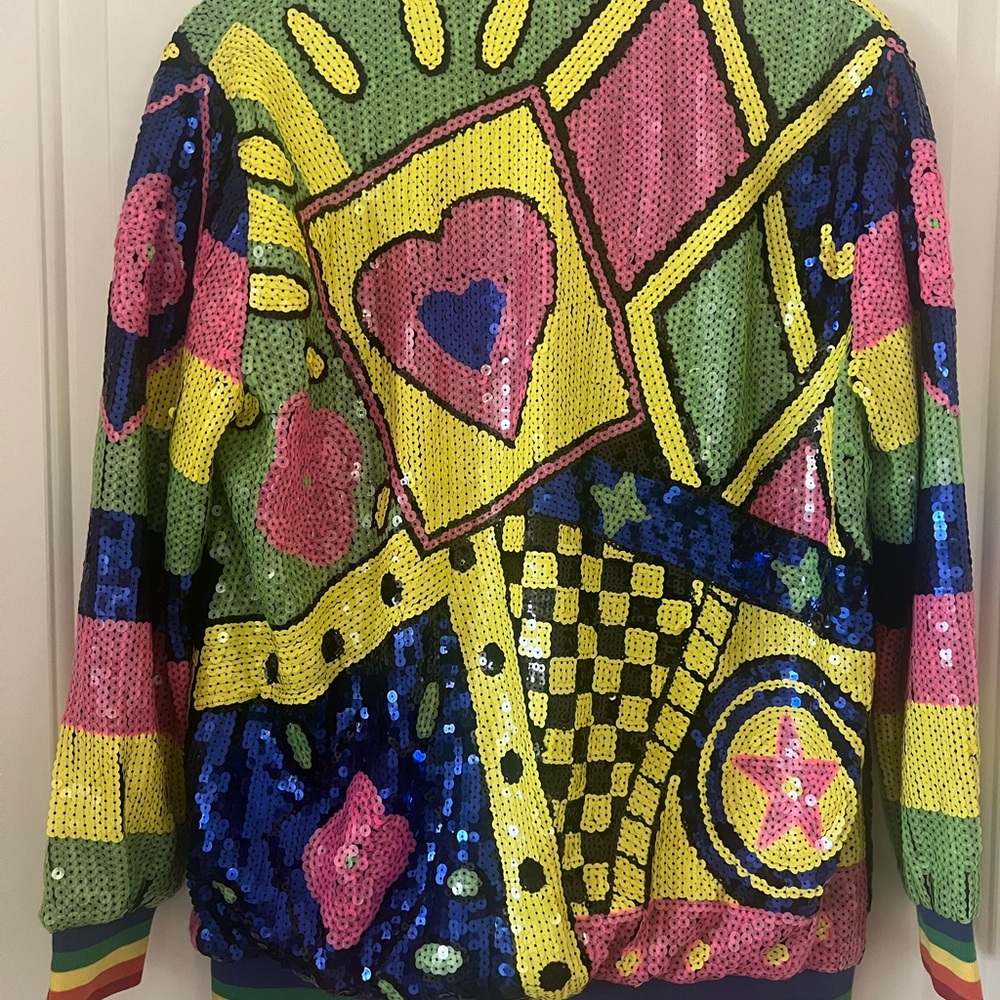 80’s Inspired Sequin Jacket - Picture 6 of 6